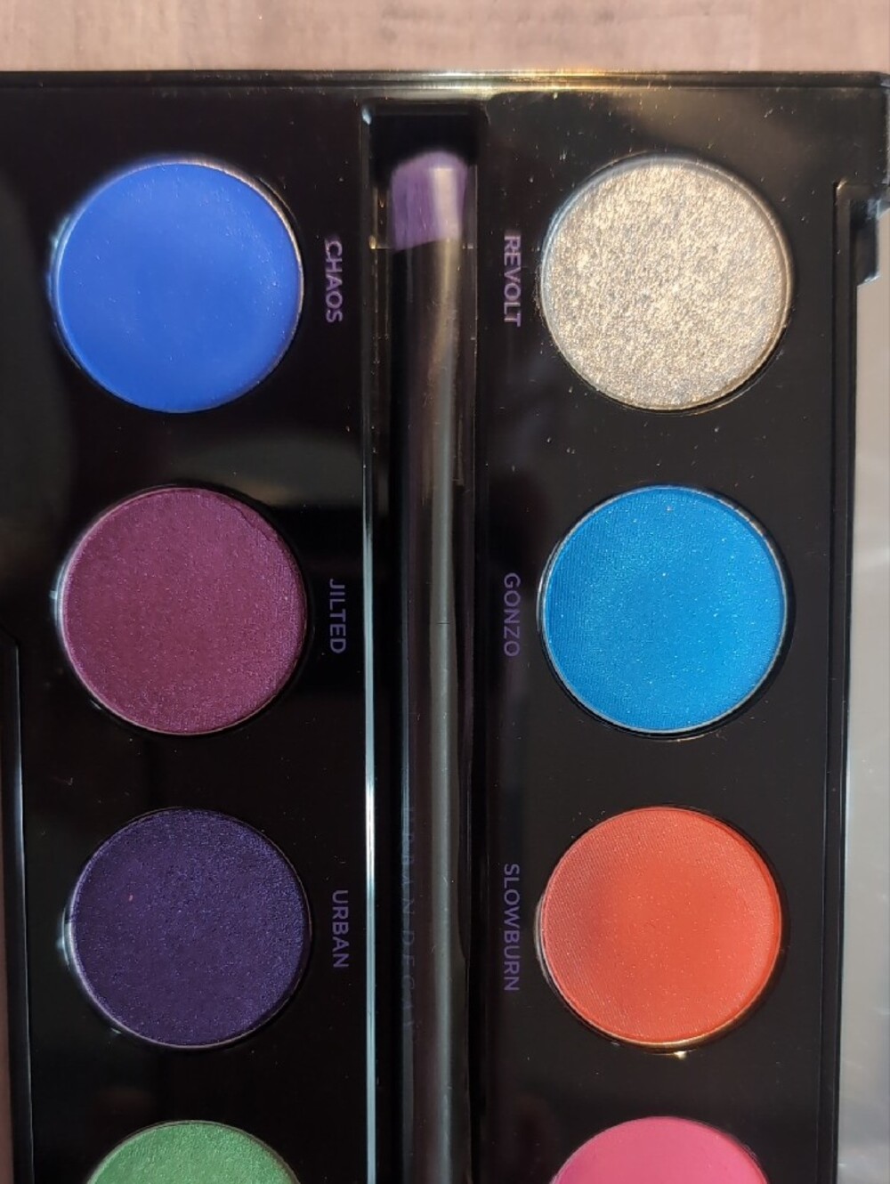 Urban Decay Electric Eyeshadow Palette - Neon Pink, Yellow, Blue, Green, Purple - Picture 6 of 7